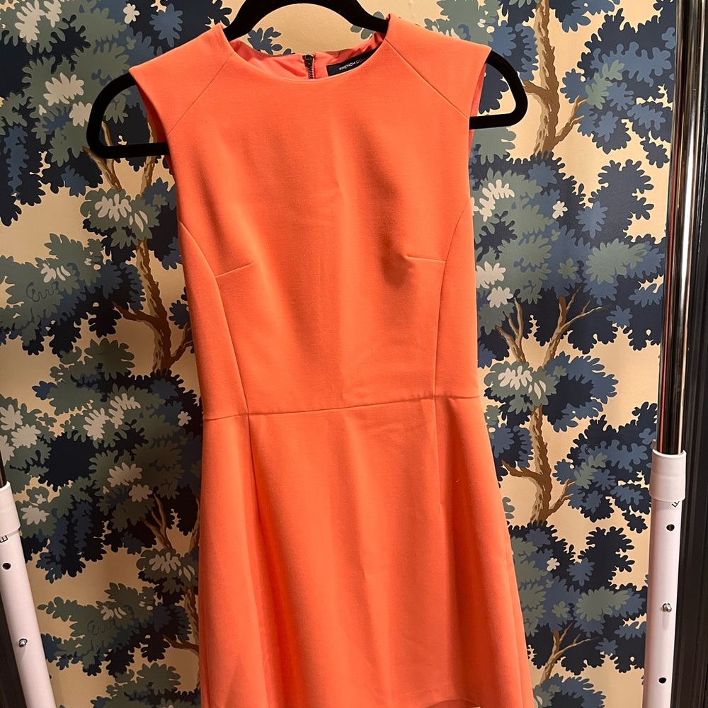 French Connection Orange A-Line Mini Dress